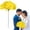 Yellow, variant on Silk Hydrangea Heads Artificial Flowers with Stems,10-Pack Beige Fake Hydrangea Floral Stems for Home,Wedding,and Party Decor,1 Set of 10