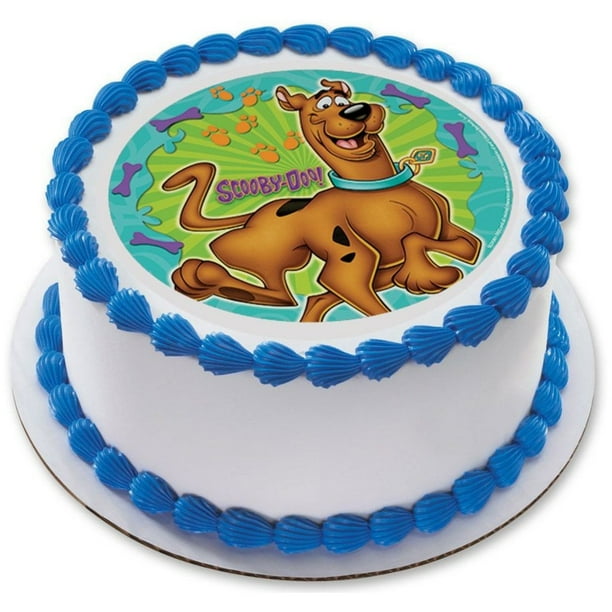 Scooby Doo 7.5" Round Edible Cake Topper (Each) Party