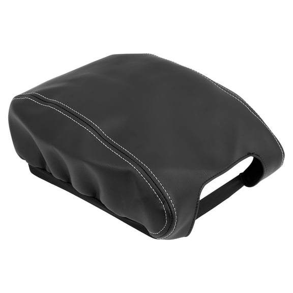 Car Vehicle Center Console Lid Armrest Pad Cover Black Gray for Jeep Wrangler 2011-2017