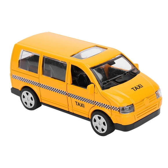 Modelo de vehículo, modelo de taxi 1:32, simulación de aleación, modelo de taxi de juguete, rendimiento confiable
