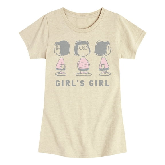 Peanuts - Marcie Girls Girl Fitted Short Sleeve Graphic T-Shirt