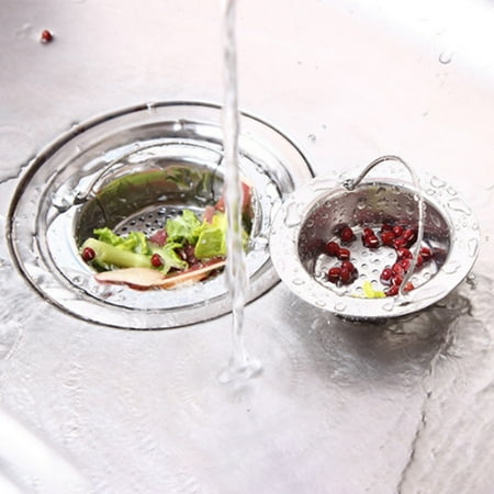 

Stainless Steel Kitchen Sink Strainer Sink Basket Strainer with Handle Water Screen for Kitchen Supplies