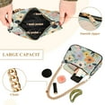 thumbnail image 2 of FORMRS Womens Shoulder Bag with Chain Strap Clutch Purse Cute Tote Handbag, Green Floral Pattern, 2 of 7