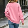 thumbnail image 5 of MexChoioe Womens Sweatshirt Crew Neck Long Sleeve Loose Casual Daily Sweatshirts for Womens, 5 of 6