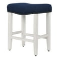 thumbnail image 5 of WestinTrends 24 inch Counter Stool for Island, Kitchen Dining, Bar, with Solidwood Leg, Navy Blue, 5 of 8