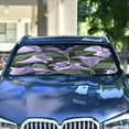 thumbnail image 4 of WOBOGO Purple Datura Stramonium Car Windshield Sunshades Autopilot Lightweight Accordion Sun Visor 57×31.5in, 4 of 8