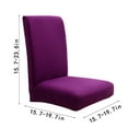 thumbnail image 3 of Solid Color Brushed Elastic Chair Cover, Universal Size, Spill-Resistant, Comfortable, Stylish, 3 of 3