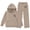 Khaki, variant on Fjofpr Girls Clothes Size 6 Girl's Tracksuits 2 Pieces Outfits Winter Printed Hooded Sweatshirt Wide-Leg Pants Casual Sports Fleece-Lined Warmth Two-Piece Set Kids 5-14 Years