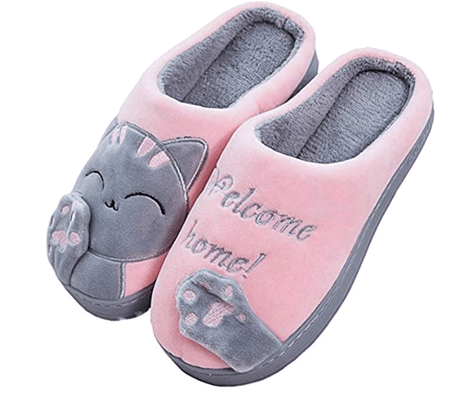 Akoyovwerve Pink Cute Slippers Non-Slip 