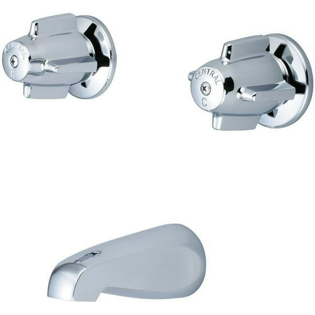 Central Brass 6086-Z Two Handle Tub Set, Chrome
