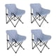 thumbnail image 1 of Sillas De Camping Playa Pesca Plegables Impermeables Set 4 Color Azul Grisaceo, 1 of 3