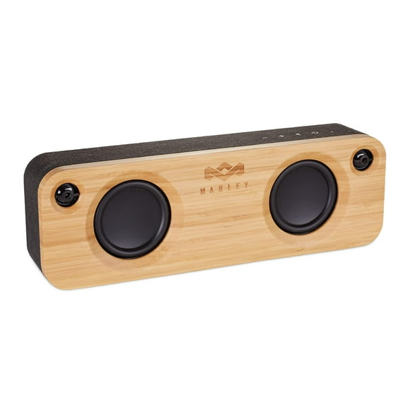 House of Marley - Get Together Bluetooth Portable Bluetooth Speaker and Audio System - 3.5 Woofer & 1 Tweeters, 30m Wireless Range, 8 Hour Playtime, Sustainably Crafted, Signature Blac
