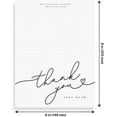 thumbnail image 4 of fafa-Thank You Cards - Cards for Weddings, Receptions, Bridal Showers, Baby Showers, Graduations, Special (Script Heart - 25 pieces), 4 of 4