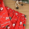 thumbnail image 4 of Gerichy Toddler Pajamas 2 Pieces Silk Stain Cute Christmas Graphic Long Sleeve Button Down Shirts and Pants Homewear for Boys Girls 18M-8T, 4 of 7