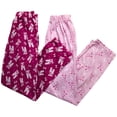 thumbnail image 5 of Angel Face Girls Pajama Set Soft Plush Fleece Sleep Shirt & Pajama Pants Sleepwear Set 4 Piece, 5 of 7