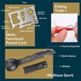 thumbnail image 4 of ABPIR Kits de supervivencia, regalos para Navidad, hombres, papá, marido, él, equipo de supervivencia 13 en 1 y herramientas tácticas para acampar, senderismo, caza, aventuras al aire libre, idea geni, 4 of 5