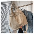 thumbnail image 4 of Bolso Mano Informal para Mujer Bolso Diario para Mujer Color Sólido Gran Capacidad (blanco), 4 of 9