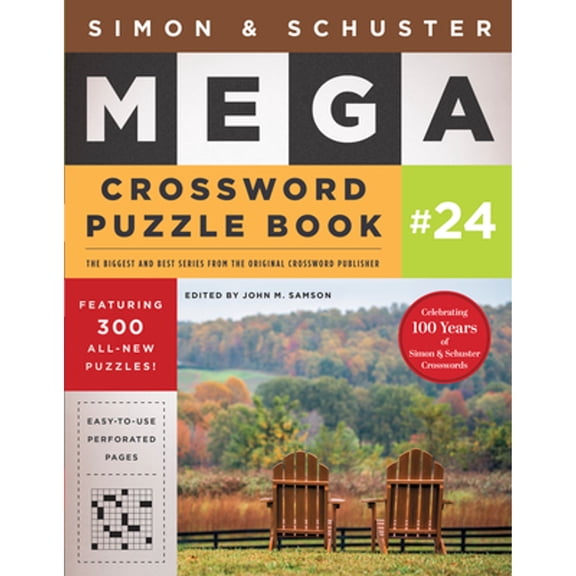 Pre-Owned Simon & Schuster Mega Crossword Puzzle Book #24 (S&S Mega Crossword Puzzles), 9781982194895, 1982194898, Paperback,