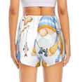 thumbnail image 3 of Picia Gnome Camping Fishing Pattern Women's 2 in 1 Athletic Running Shorts High Waisted Workout Casual Gym Sweat Shorts with Comfy Liner Zipper Pockets-X-Large, 3 of 9