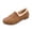 Camel, variant on EKVAHL Flat Shoes for Women Dressy Casual Soft-Soled Versatile Round-Toe Splicing Plush Flats Round Toe Flat Shoes