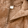 thumbnail image 5 of IROINNID Kids Winter Thick Shearling Coat Boys Girls Lamb Velvet Plush Warm Hooded Zipper Jacket, 5 of 8