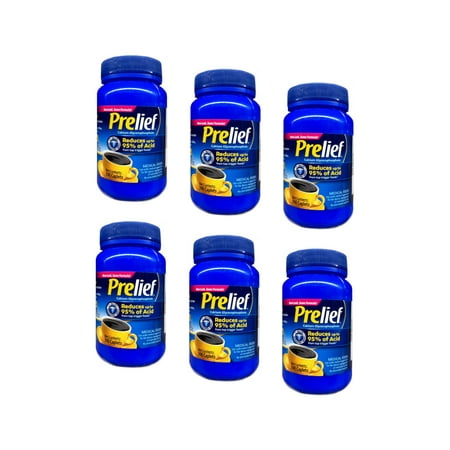 Prelief Acid Reducer Dietary Supplement Caplets 300 ea (Pack of 6)