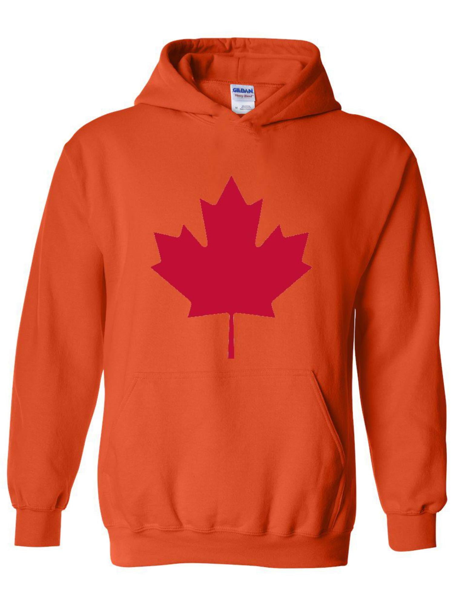 IWPF Unisex Canada Flag Canada Maple Leaf Hoodie Sweatshirt Walmart
