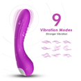 thumbnail image 2 of Vibrador de fricción para clítoris, juguete sexual para el punto G y el clítoris 2 en 1, juguete sexual para adultos (morado), 2 of 5
