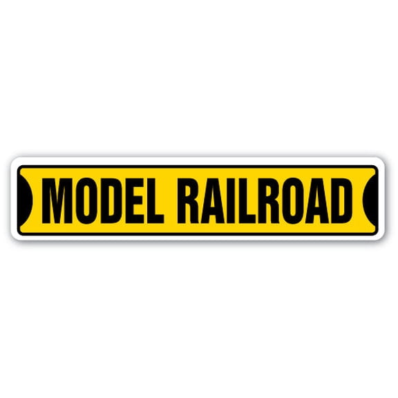 MODEL RAILROAD Street Sign trains scenery railroading layouts hobby | Indoor/Outdoor |  30" Wide
