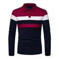 thumbnail image 1 of Playera Hombre Tipo Polo Manga Larga Moda Franjas, 1 of 6