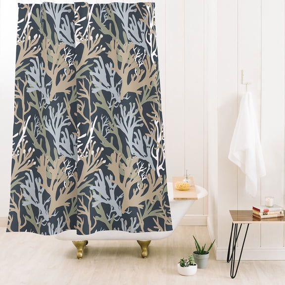 Society6 Camilla Foss Seaweed Shower Curtain 71" x 74"
