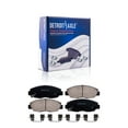thumbnail image 4 of Detroit Axle - Front Brake Kit for 4-Lug 2.3L 1998-2002 Honda Accord Sedan Replacement Drilled Slotted Disc Brake Rotors 1999 2000 2001 Ceramic Brakes Pads, 4 of 6