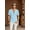 Clear Light Blue, variant on COOFANDY Men's Knit Button Down Shirt 2025 Vintage Short Sleeve Polo Shirt Casual Beach Tops Light Coffee S