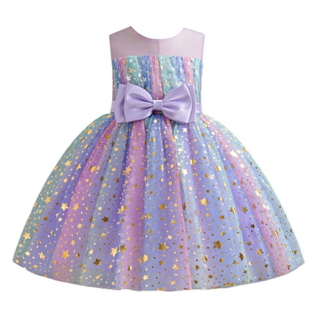 

Child Girls Pageant Dress Party Bow Knot Sleeveless Gown Dresses Little Girl Party Dress Size 12 Dresses Clothes Girls 6t Sleeve Dress Midsummer Flower Toddler Dress Girls Junior Dresses Girl Dresses