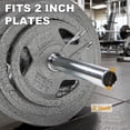 thumbnail image 4 of FlexWave Straight Olympic Barbell, Alloy Steel, 2-Inch Diameter, Silver Finish, 6FT, 4 of 6