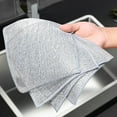 thumbnail image 4 of Wholesale Metal Steel Wire Rags Cloth Home Kitchen Pot Pan Dishwashing Double-sided Dishcloth Cleaning Cloths Towel Scrubber Rag, 4 of 8