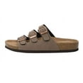 thumbnail image 2 of CUSHIONAIRE Women's Lela Cork footbed Sandal with +Comfort TAUPE VEGAN SUEDE, 6.5, 2 of 5
