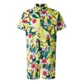 thumbnail image 4 of Biekopu Men's Hawaii Shirt Suits, Fashion Printed Button Down Short Sleeve Shirt + Beach Shorts Set, 4 of 9