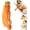 Carrot, variant on Mango Plush Hugging Pillow,Mango Long Body Patting Pillow with RC Heat Pat Arm&Bluetooth Recording,Soft Soothing Cuddle Pillows Sleeping Companion for Adults