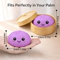 thumbnail image 5 of Dumpling Squishy, Squishy Dumpling Toy, Cute Stress Balls Fidget Sensory Toys, Stocking Stuffers with Food Steamer Stretchy Desk Toys, 5 of 7