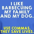 thumbnail image 3 of CafePress - I Like Barbecuing My Family Dark T Shirt - Men's Classic Graphic Cotton T-Shirt, 3 of 4