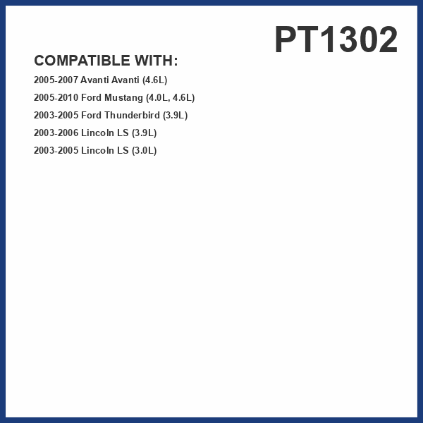 PG Automatic Transmission Filter PT1302 | Fits 2003-05 Ford Thunderbird, 2005-10 Mustang, 2003-06 Lincoln LS