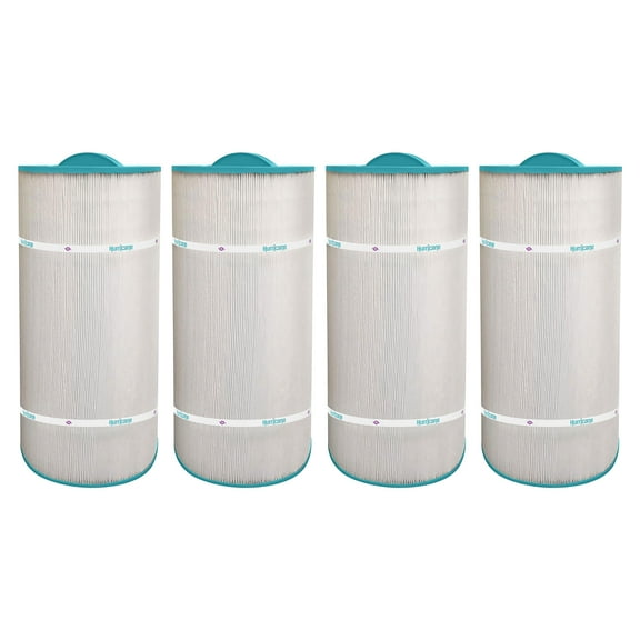 Hurricane 4 Pack Replacement Spa Filter Cartridge for Unicel C8399 and PCD100W