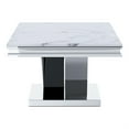 thumbnail image 4 of Furniture of America Mersa Glam Metal 2-Piece Coffee Table Set in Chrome, 4 of 9