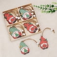 thumbnail image 4 of Yuarrent Paquete de 12 colgantes de Navidad muñeco sin rostro colgante chimenea pared ventana estante decoración del hogar fiesta Festival ornamento Kits de decoración para fiestas Tipo 2 Yuarrent HA069277-02, 4 of 6