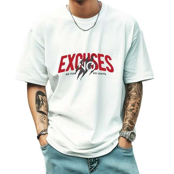 Graphic Tees for Men Summer New Print Casual Tee Fashion Trend Sports Shirt Select