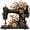 12x12 inch, variant on Diamond Painting Kits for Adults Fashion Sewing Machine Full Drill DIY Diamond Art for Adults Beginners Picture Art Crystal Painting for Home Wall Decor