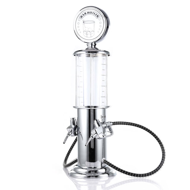 Mini máquina Dispensadora de cerveza, bomba de doble pistola, diseño de capa transparente, gasolinera, Bar, cerveza, cocina, dispensador de vino para beber
