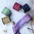 thumbnail image 4 of Cinta de satén plisada para envolver regalos, lazo para el pelo, ramo, manualidades, accesorios de ropa, decoración de paquetes de Navidad, 1 yarda, 50mm, 4 of 4