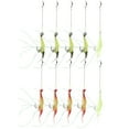thumbnail image 2 of Señuelo de cebo, 10 piezas de simulación artificial de camarones, señuelos de pesca con forma de camarón, diseño a prueba de futuro, 2 of 9
